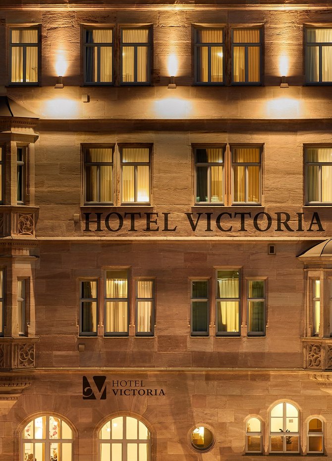 Facade of the Hotel VICTORIA Nuremberg